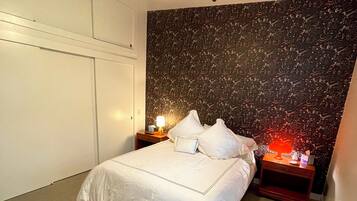 1 bedroom, iron/ironing board, travel crib, free WiFi