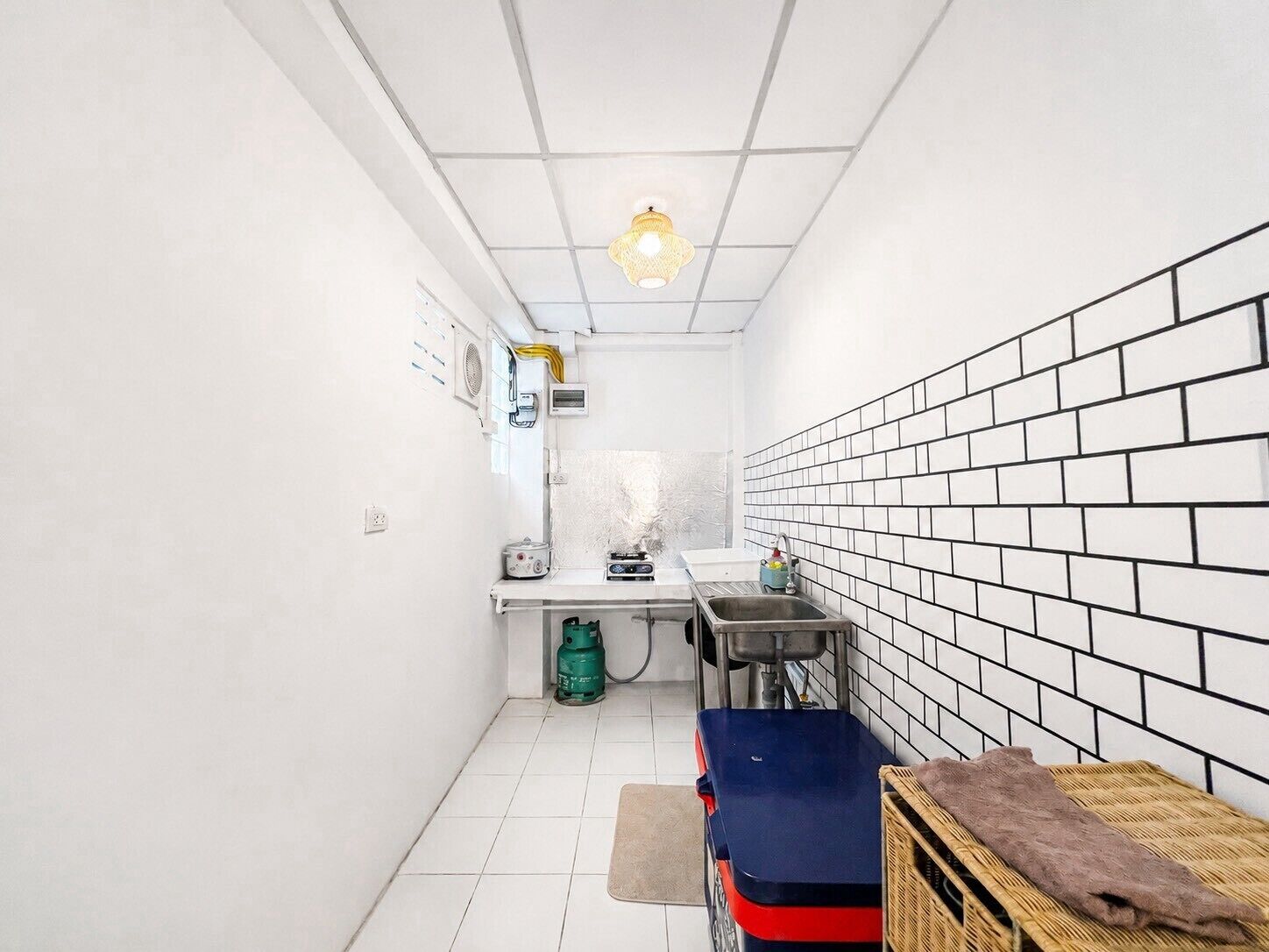 Standard Villa, Ocean View | Private kitchen | Fridge, microwave, rice cooker, cleaning supplies
