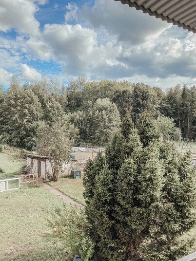 Cozy vacation apartment in the Dahner Felsenland.  Perfect for hiking!