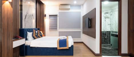 Ropa de cama de alta calidad, colchones con efecto memoria y minibar
