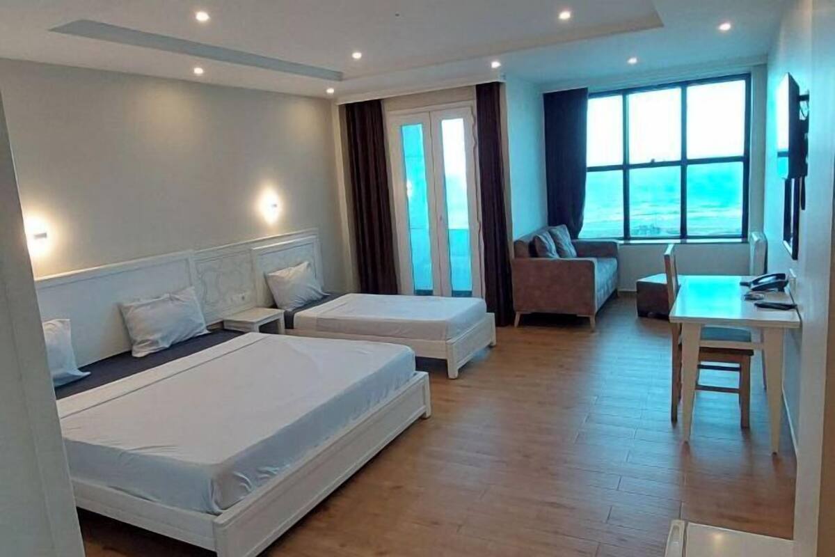 Minibar, desk, blackout curtains, soundproofing