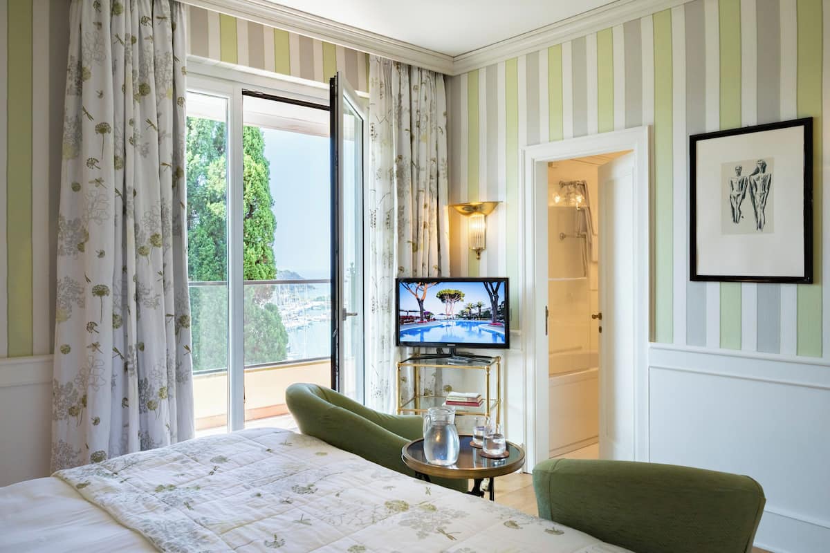 Suite, Meerblick | Italienische Bettbezüge von Frette, hochwertige Bettwaren