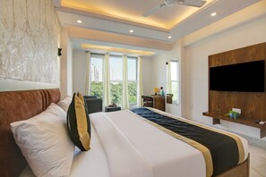 Premium Room | Hypo-allergenic bedding, desk, free WiFi, bed sheets - Hotel Emporio Grand (Ghaziabad)