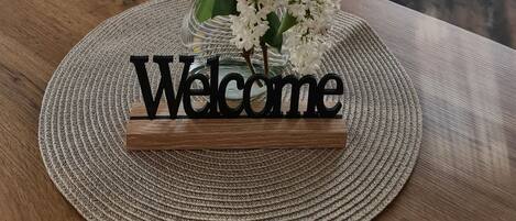 1 bedroom, down comforters, desk, laptop workspace