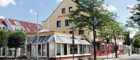 Majoituspaikan julkisivu