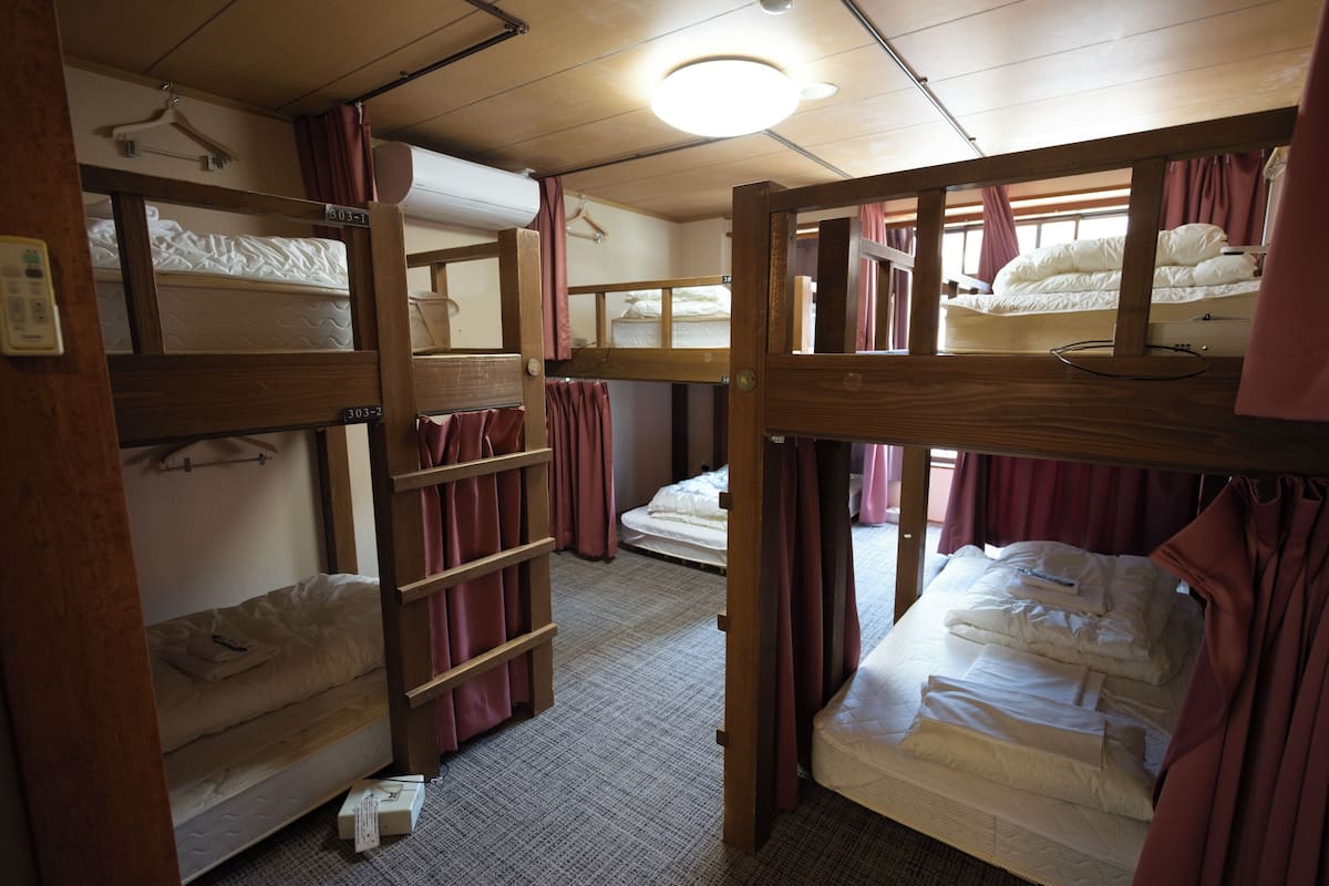 客房, 无烟房 (Bunk Room, 6Beds) | 1 多间卧室、客房内保险箱、遮光窗帘、免费 WiFi