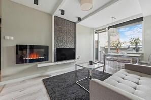 Living room - RentPlanet - Apartament na Śródmieściu (Warsaw)