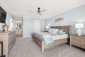 4 bedrooms, iron/ironing board, travel cot, WiFi