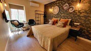 Chambre Confort, vue jardin | Mini-bar avec articles gratuits, Wi-Fi gratuit