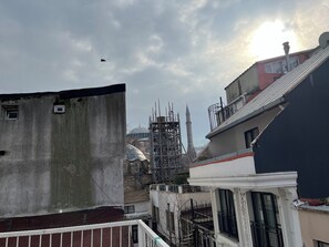 City-Doppelzimmer | Blick vom Balkon