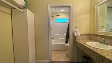 Hair dryer, towels