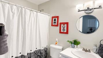 Hair dryer, towels