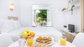 Studio - trÀdgÄrd | 2 sovrum, gratis wi-fi och sÀngklÀder