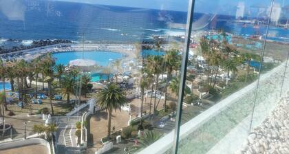 Terraza Vista mar Céntrico 50 m de Lagos Martianez y Playa San Telmo.wifi Free