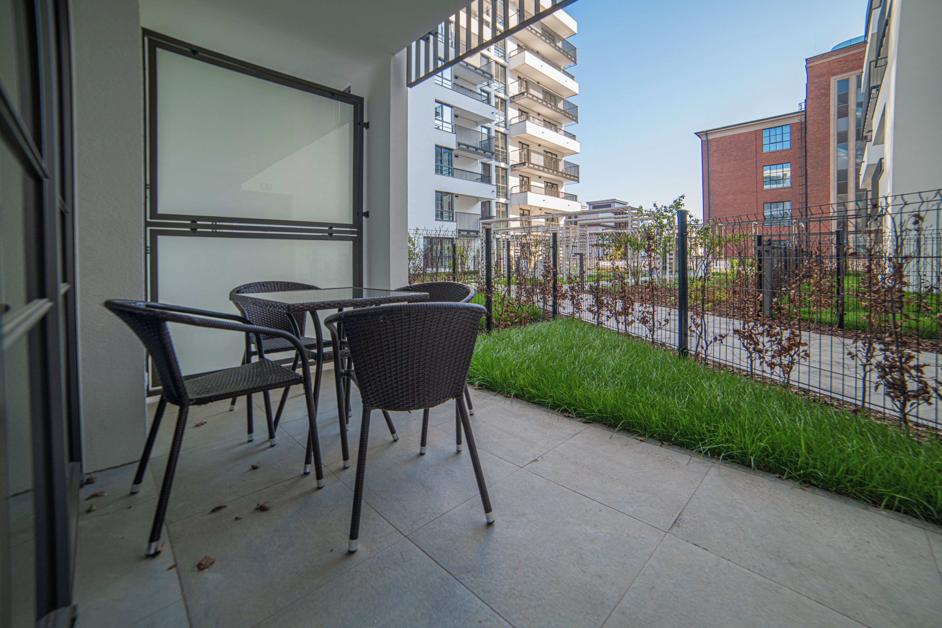 클래식 아파트, 더블침대 1개 및 소파베드 | 안뜰 전망