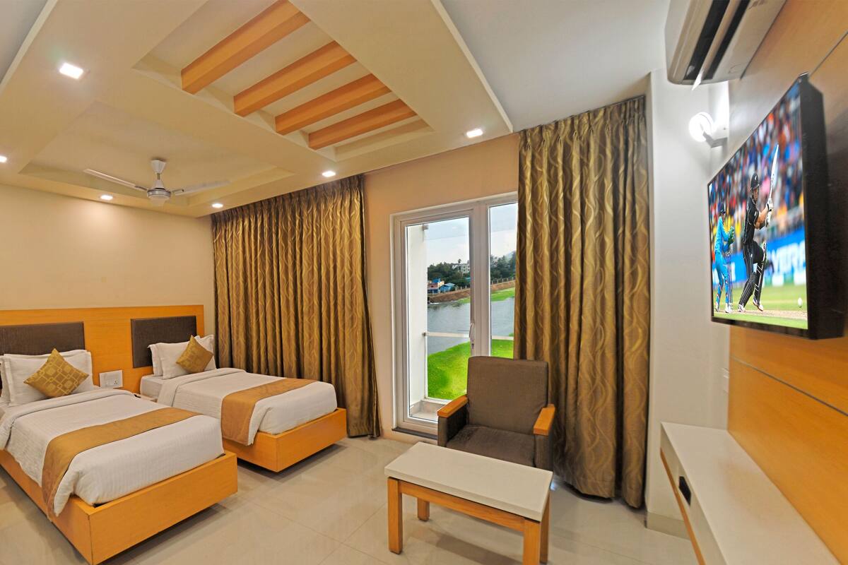 Phòng đôi hoặc 2 giường đơn Tiêu chuẩn | Két bảo mật tại phòng, bàn ủi/dụng cụ ủi quần áo 