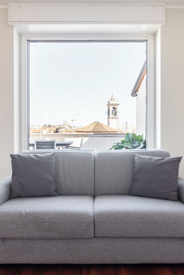 Living room - easyhomes - Navigli Terrace (Milan)