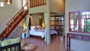 Luxury Cottage, Multiple Beds, Non Smoking, Pool View | In-room safe, free WiFi, individually furnished, bed sheets - Escape Cabins (Ko Lanta)