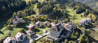 Chasa La Plavna: Charming 2.5 room flat with large balcony near the golf course
