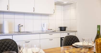 Chasa Chamuotsch: Neue 3,5 Zimmer Ferienwohnung mit Panoramasicht in Sent