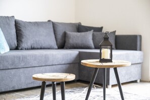 TV - Chasa Chamuotsch: New 3.5 room apartment with panoramic view in Sent (Sent)