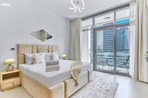 公寓, 城市景觀 | 1 間臥室、客房內保險箱、熨斗/熨衣板、免費無線上網