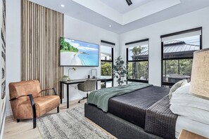 4 habitaciones, escritorio, tabla de planchar con plancha y wifi gratis 