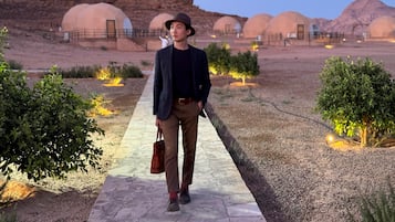 Overnatningsstedets facade