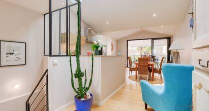 400m de la plage - maison avec jardin