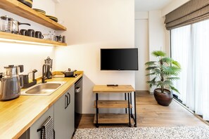 プレミアム スイート 禁煙 | 高級寝具、防音設備、アイロン / アイロン台、WiFi (無料)