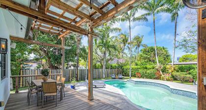 Wonderful Tropical Pool House Miami South Brickell