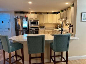 Private kitchen - Oceanfront Beautiful Condo in heart of OOB (Old Orchard Beach)