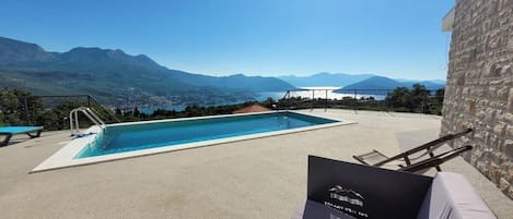Una piscina climatizada