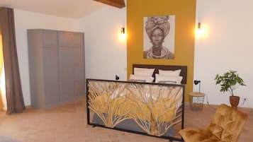 Chambre Quadruple Confort, vue jardin