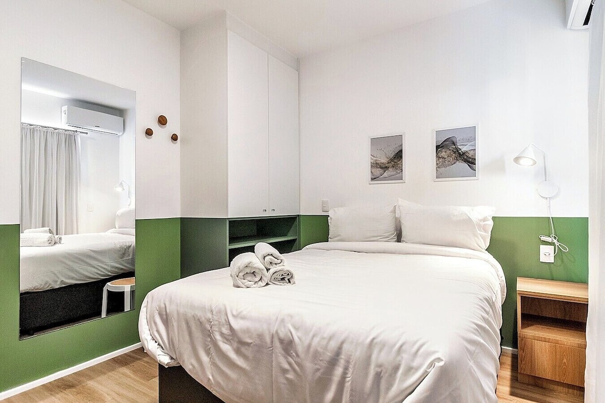 1 kamar tidur, Wi-Fi gratis, dan seprai linen