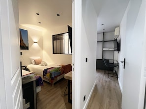 1 Schlafzimmer, Bügeleisen/Bügelbrett, kostenloses WLAN, Bettwäsche