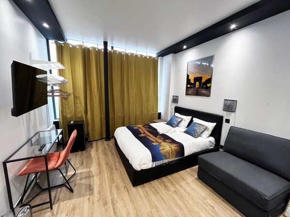 1 bedroom, iron/ironing board, free WiFi, bed sheets