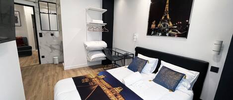 1 chambre, fer et planche Ă repasser, accĂšs au Wi-Fi (inclus)