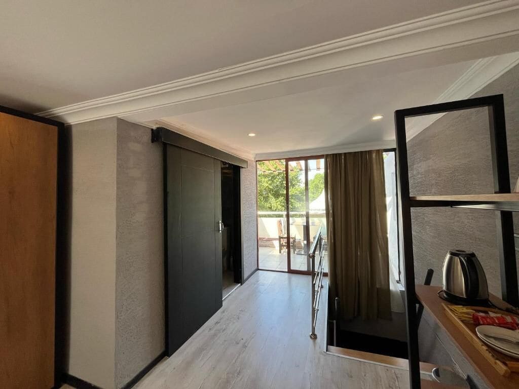 Design Double Room | Premium bedding, minibar, laptop workspace, iron/ironing board