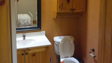 Serviettes fournies, papier toilette