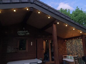 Terrace/patio - Chalet (6-8 pers) next to the lake of Annecy (Doussard)