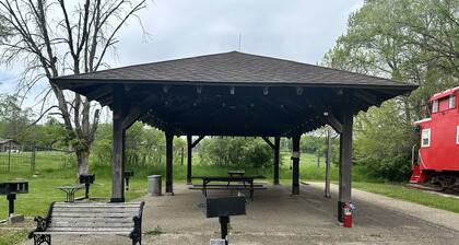Uniquely Quaint Santa Fe Train Caboose 2