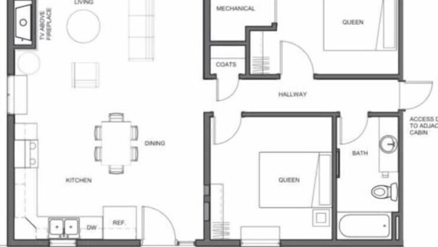 Floor plan - Elevated luxury awaits at Legacy Cabins, where bison roam just beyond. (Hanna City)