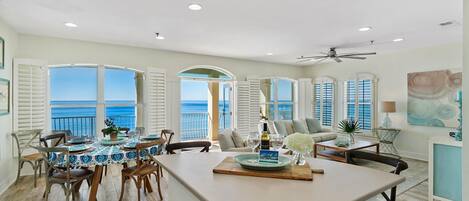 Condo, Multiple Beds (Endless Sea) | Dining