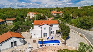 Exterior - Large pool with salt electrolysis not far from the healing mud bay (Kras-Dobrinj)