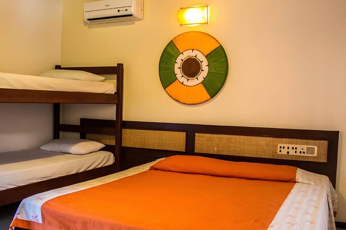 Luxury Quadruple Room | Hypo-allergenic bedding, down comforters, free WiFi