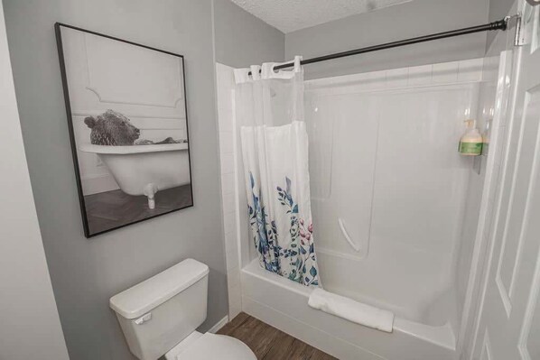 Shower, hair dryer