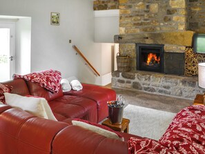 Fireplace - 3 bedroom accommodation in Elsdon (Elsdon)
