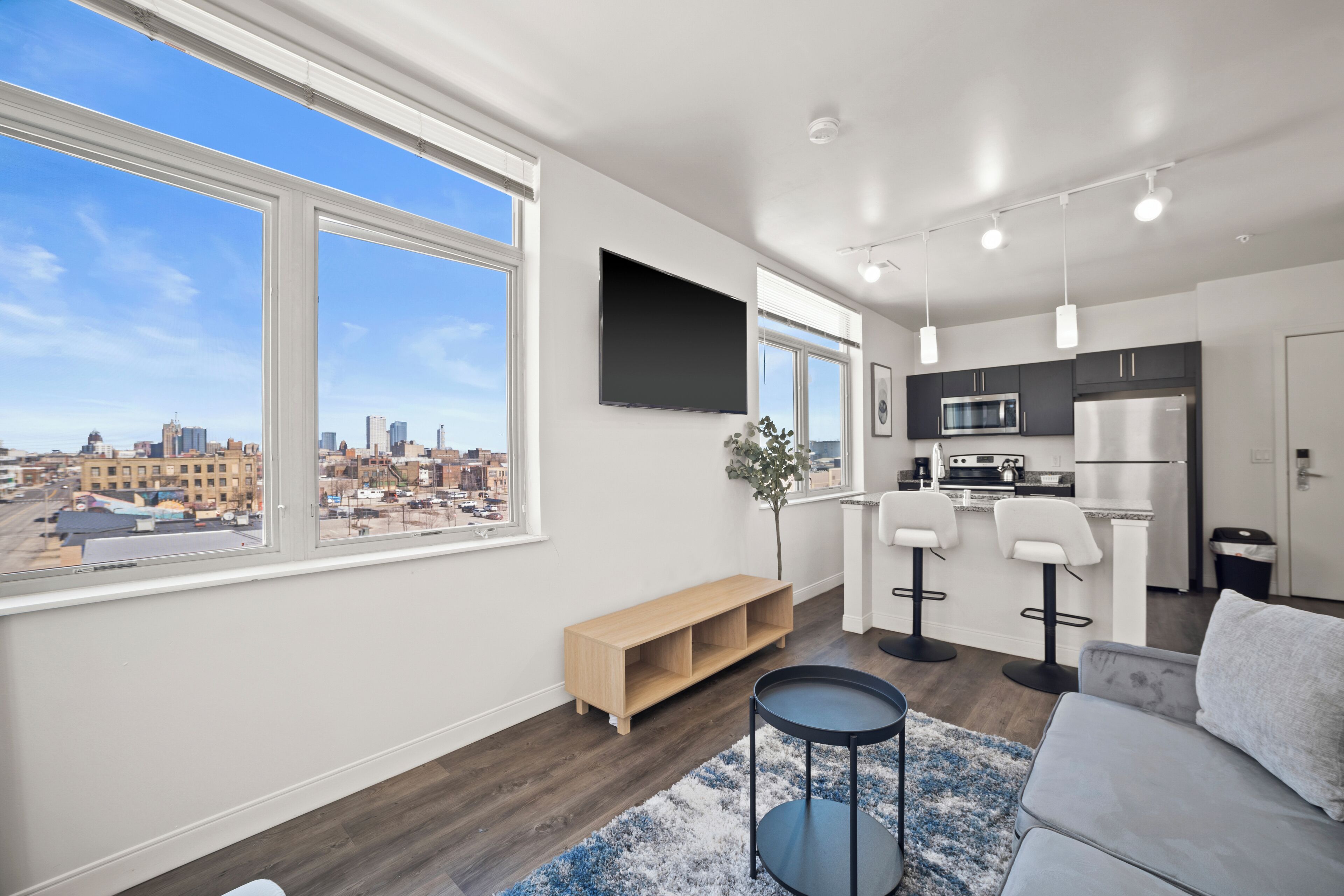 Studio View Of Downtown Near Lake Michigan