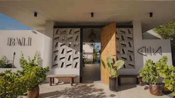 Voorkant van accommodatie